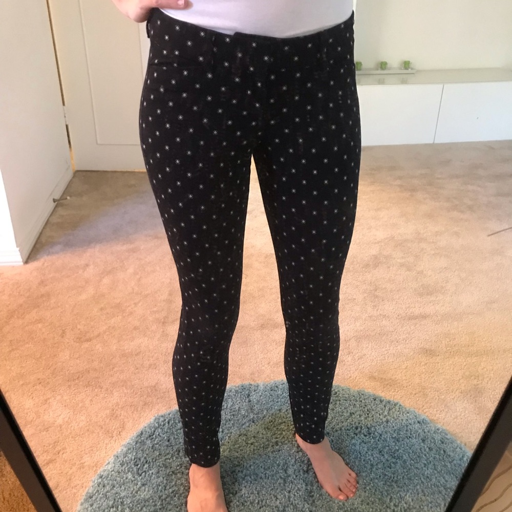 Old Navy Pixie Pants - Polka Dot Design